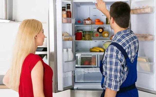 sửa tủ lạnh Hitachi tại Giang Biên 